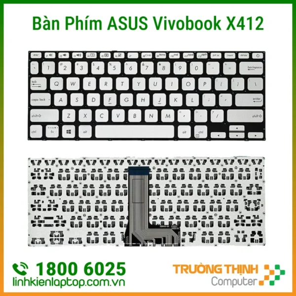 Bàn Phím Laptop ASUS Vivobook X412 | Trường Thịnh Computer