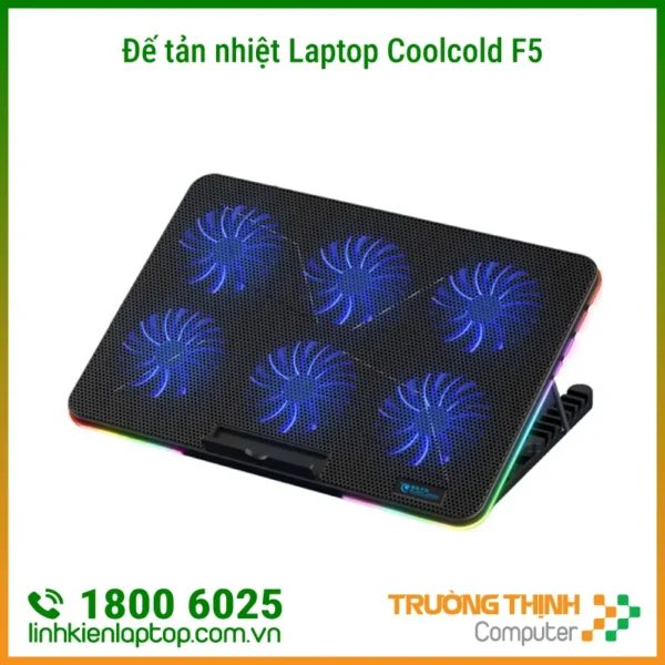 Đế tản nhiệt Laptop Coolcold F5