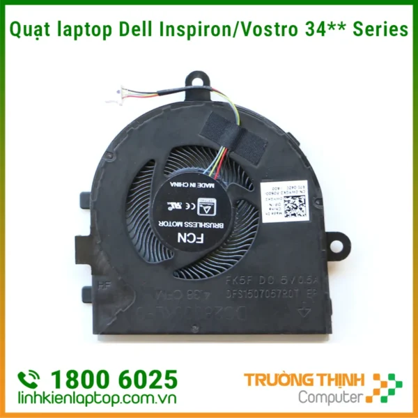 Quạt laptop Dell Inspiron 3480 3481 3482 3490 3493 5493 5494, Vostro 3480 3481 3490 3491, Latitude 3490