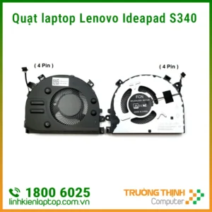 Quạt laptop Lenovo Ideapad S340-14IWL, S340-14IML, S340-14API, S340-14IIL Mới