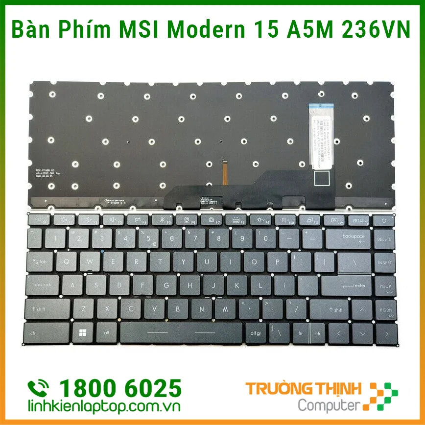 Bán Bàn Phím Laptop MSI Modern 15 A5M 236VN Bán Bàn Phím Laptop MSI Modern 15 A5M 236VN