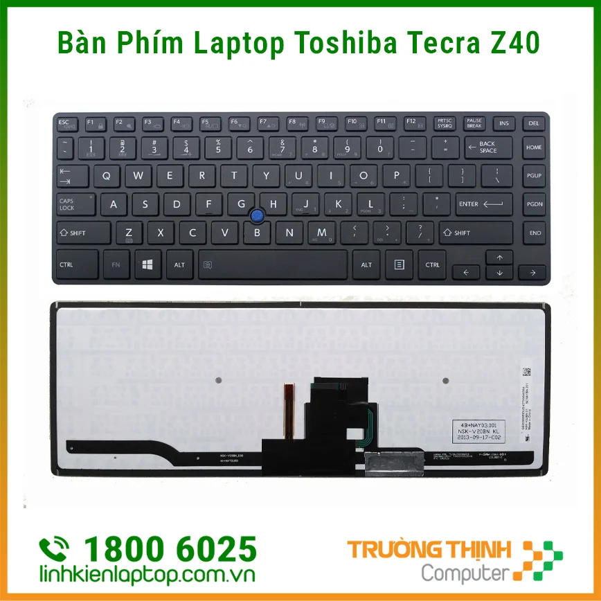 Thay Bàn Phím Toshiba Tecra Z40