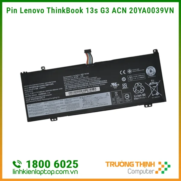 Bán Pin Laptop Lenovo ThinkBook 13s G3 ACN 20ya0039vn