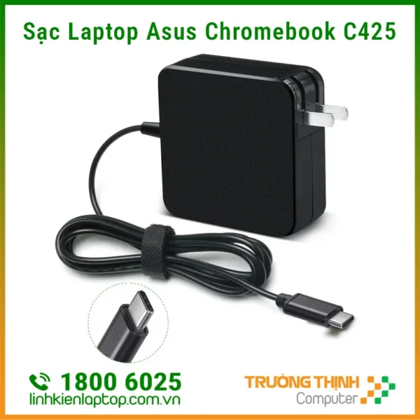 Bán Sạc Laptop Asus Chromebook C425 Giá Rẻ Ở TPHCM