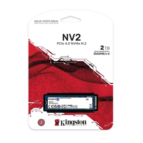 SSD Kingston NV2 2TB M.2 PCIe Gen4 NVMe SNV2S/2000G