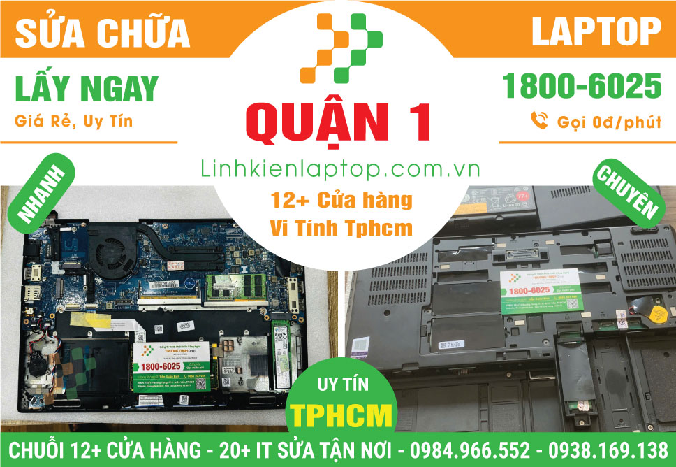 Sửa Chữa Máy Tính Xách Tay Laptop Giá Rẻ Tại Quận 1