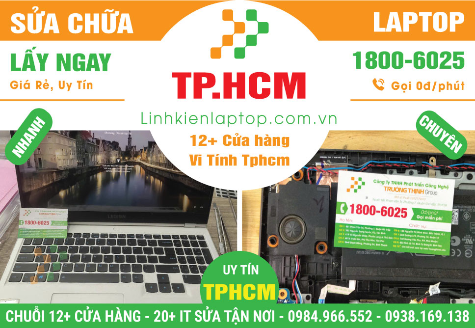 Sửa Chữa Máy Tính Xách Tay Laptop Giá Rẻ Tại TPHCM