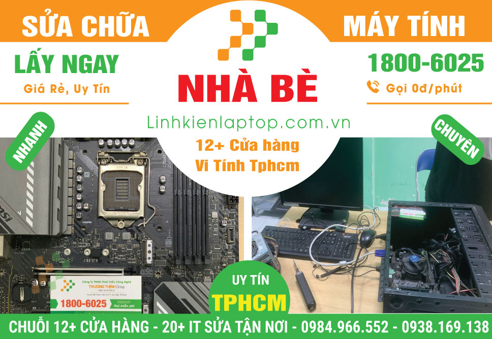 Sửa Chữa Máy Tính Để Bàn PC Thùng CPU Huyện Nhà Bè