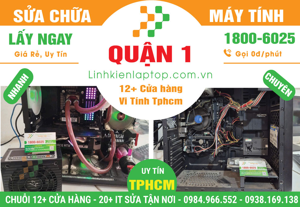 Sửa Chữa Máy Tính Để Bàn PC Thùng CPU Quận 1