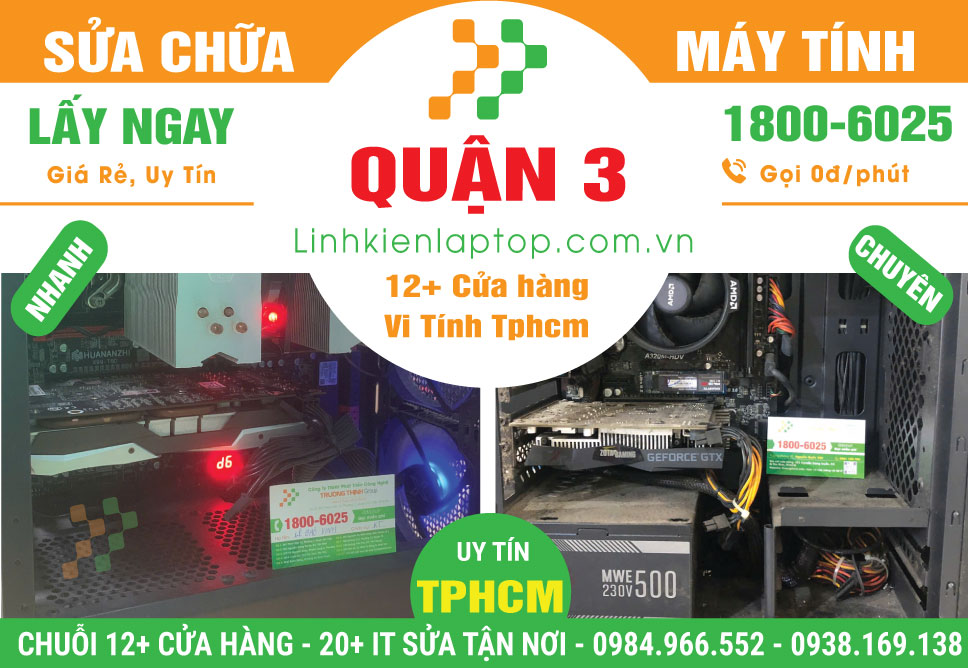 Sửa Chữa Máy Tính Để Bàn PC Thùng CPU Quận 3