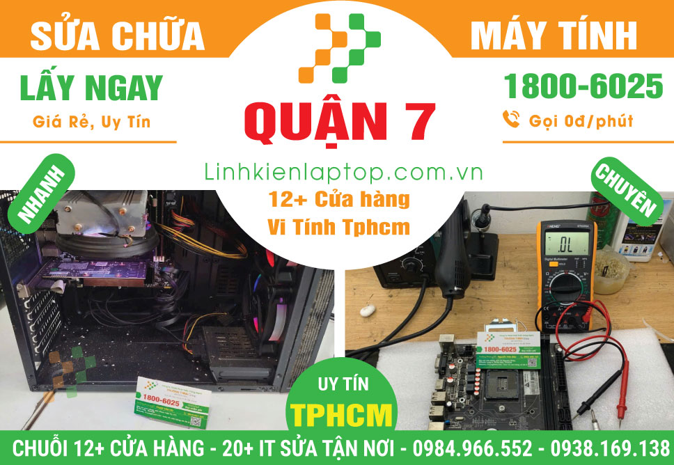 Sửa Chữa Máy Tính Để Bàn PC Thùng CPU Quận 7