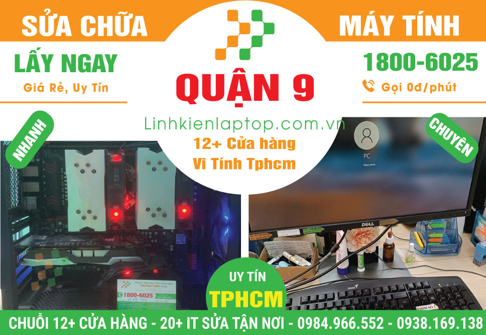 Sửa Chữa Máy Tính Để Bàn PC Thùng CPU Quận 9