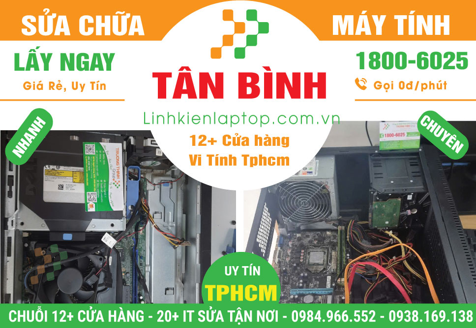 Sửa Chữa Máy Tính Để Bàn PC Thùng CPU Quận Tân Bình