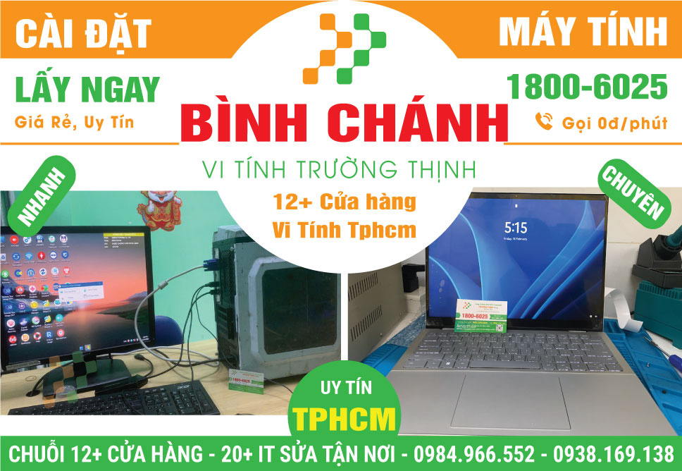 Cài Đặt Máy Tính Giá Rẻ Tại Huyện Bình Chánh