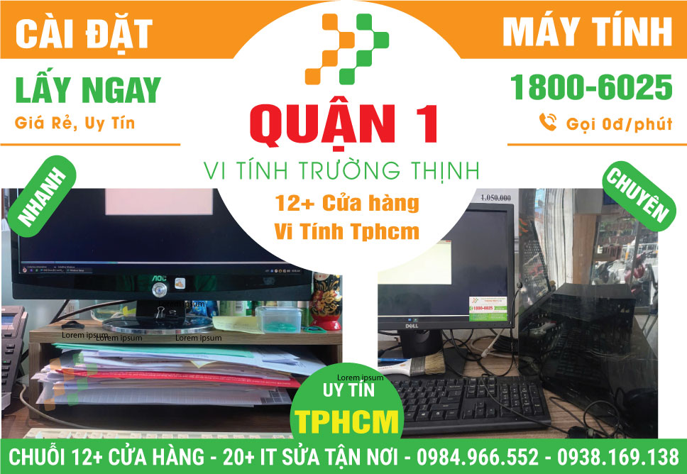 Cài Đặt Máy Tính Giá Rẻ Tại Quận 1