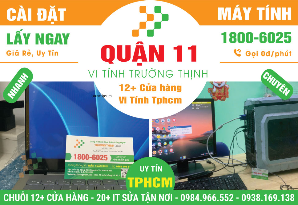 Cài Đặt Máy Tính Giá Rẻ Tại Quận 11