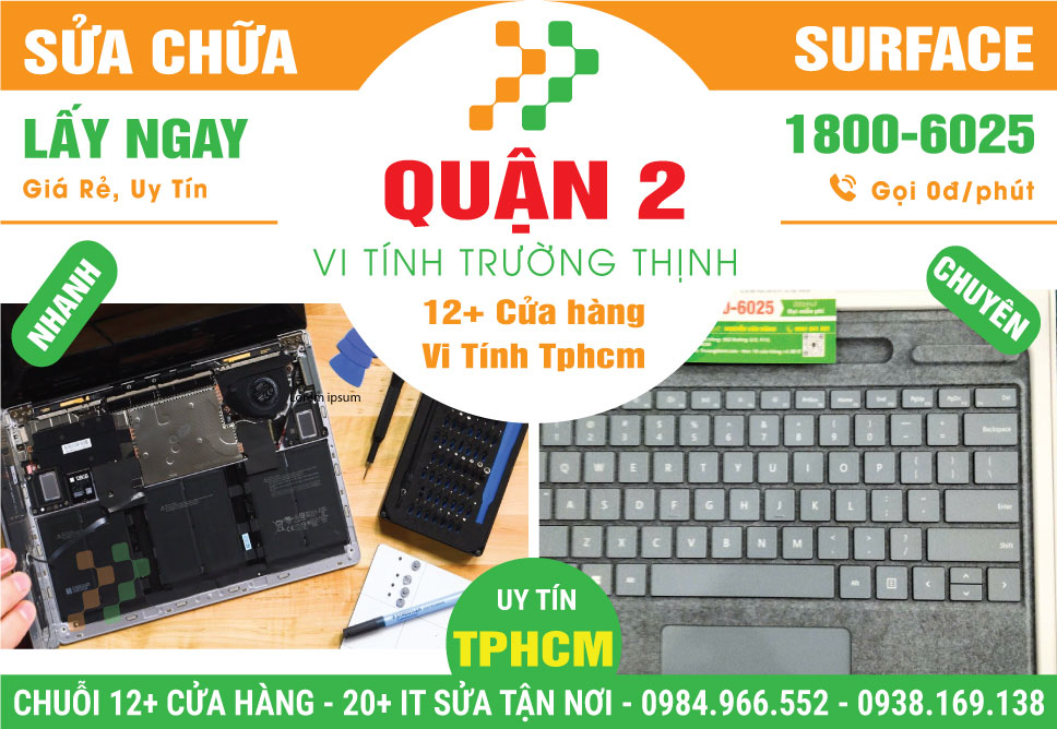 Sửa Chữa Surface Giá Rẻ Tại Quận 2