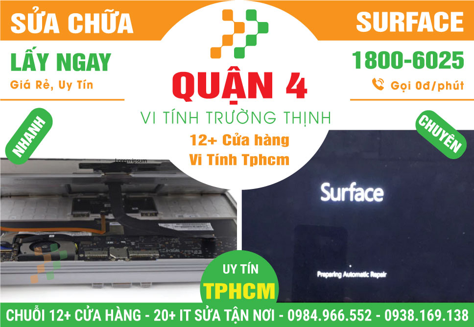 Sửa Chữa Surface Giá Rẻ Tại Quận 4