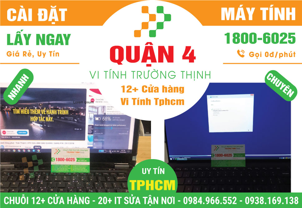 Cài Đặt Máy Tính Giá Rẻ Tại Quận 4