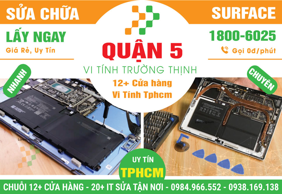 Sửa Chữa Surface Giá Rẻ Tại Quận 5