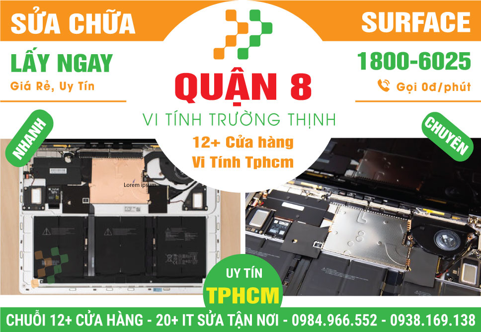 Sửa Chữa Surface Giá Rẻ Tại Quận 8