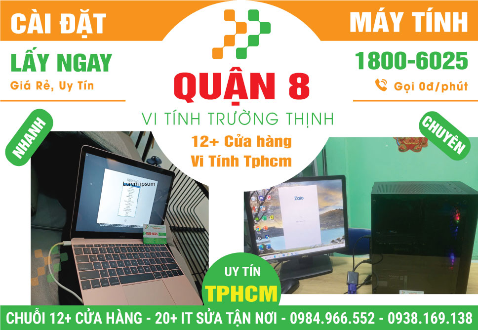 Cài Đặt Máy Tính Giá Rẻ Tại Quận 8