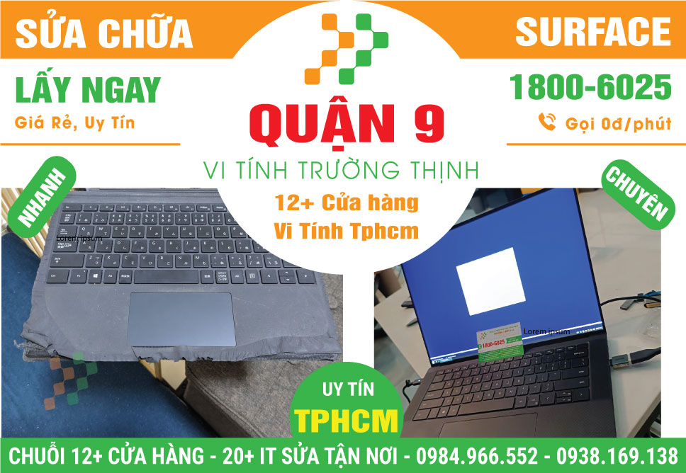 Sửa Chữa Surface Giá Rẻ Tại Quận 9