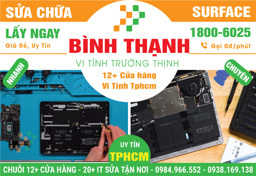 Sửa Chữa Surface Giá Rẻ Tại Quận Bình Thạnh