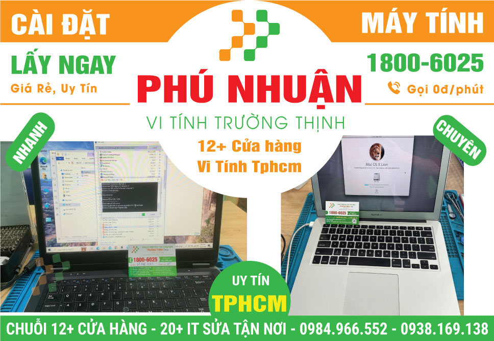 Cài Đặt Máy Tính Giá Rẻ Tại Quận Phú Nhuận