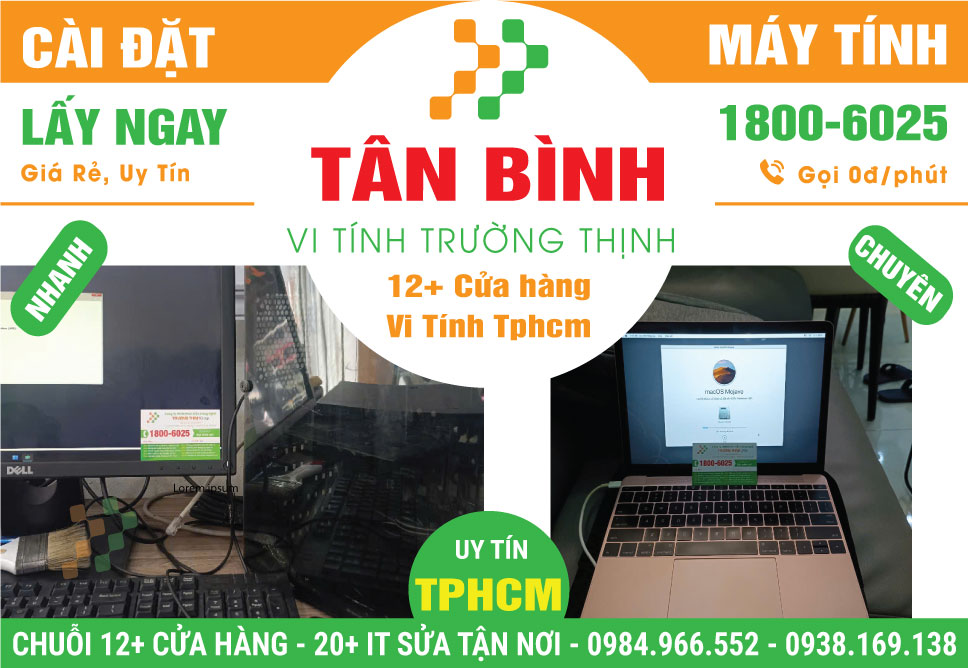 Cài Đặt Máy Tính Giá Rẻ Tại Quận Tân Bình