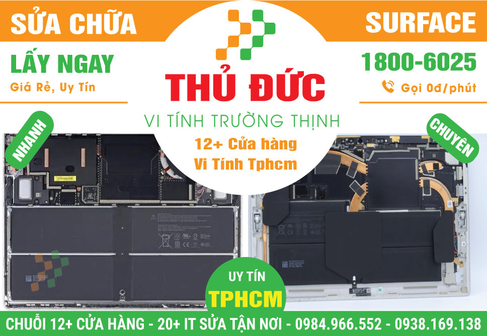 Sửa Chữa Surface Giá Rẻ Tại Quận Thủ Đức