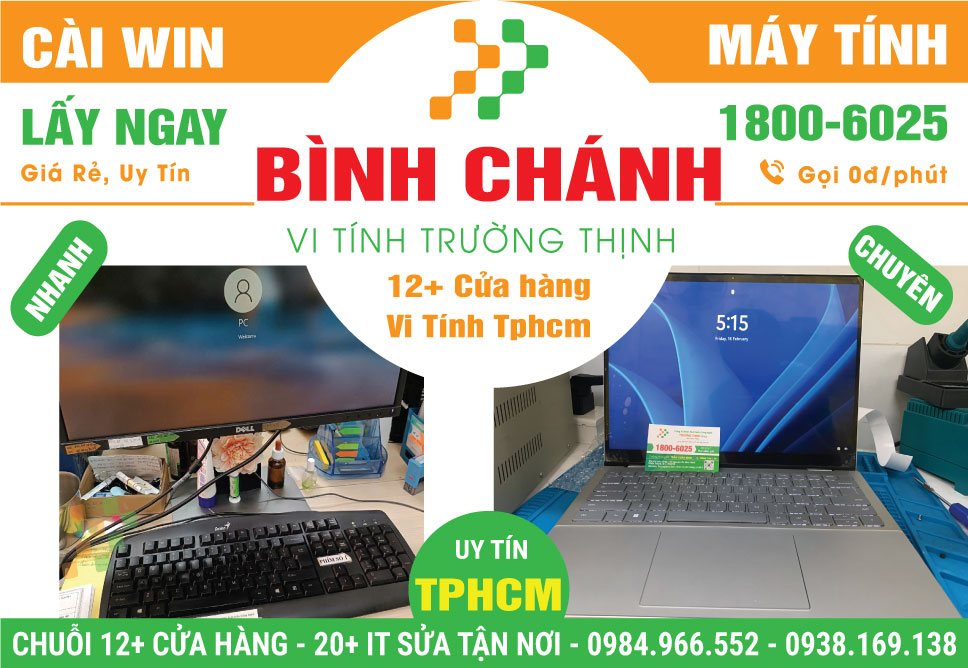 Dịch Vụ Cài Win Giá Rẻ Tại Huyện Bình Chánh