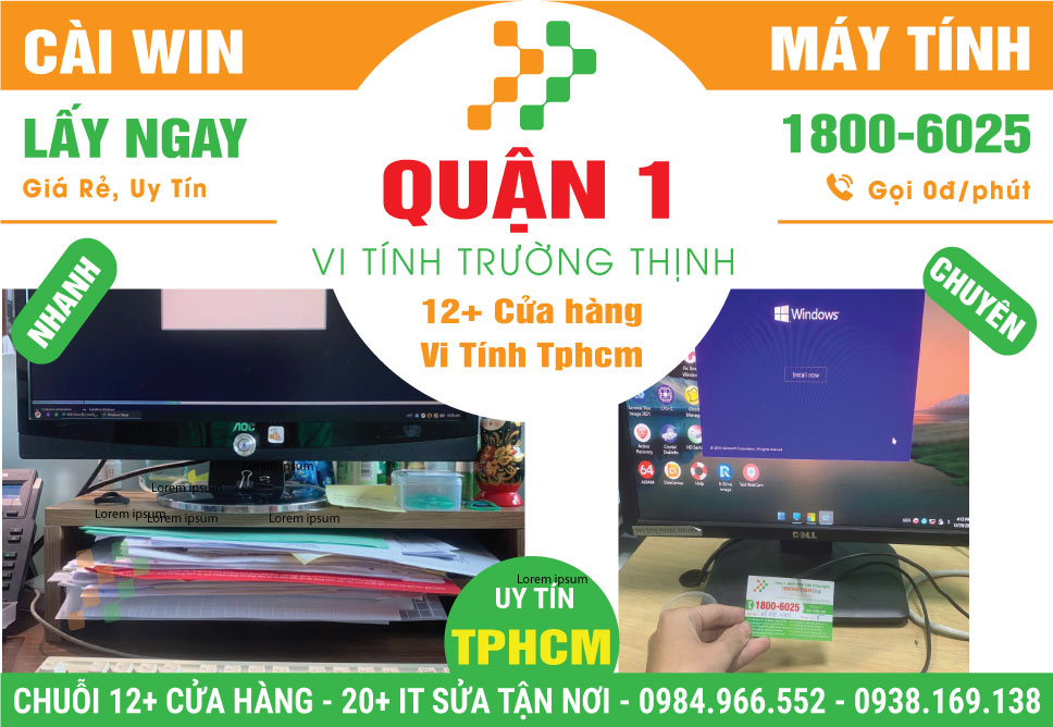 Dịch Vụ Cài Win Giá Rẻ Tại Quận 1