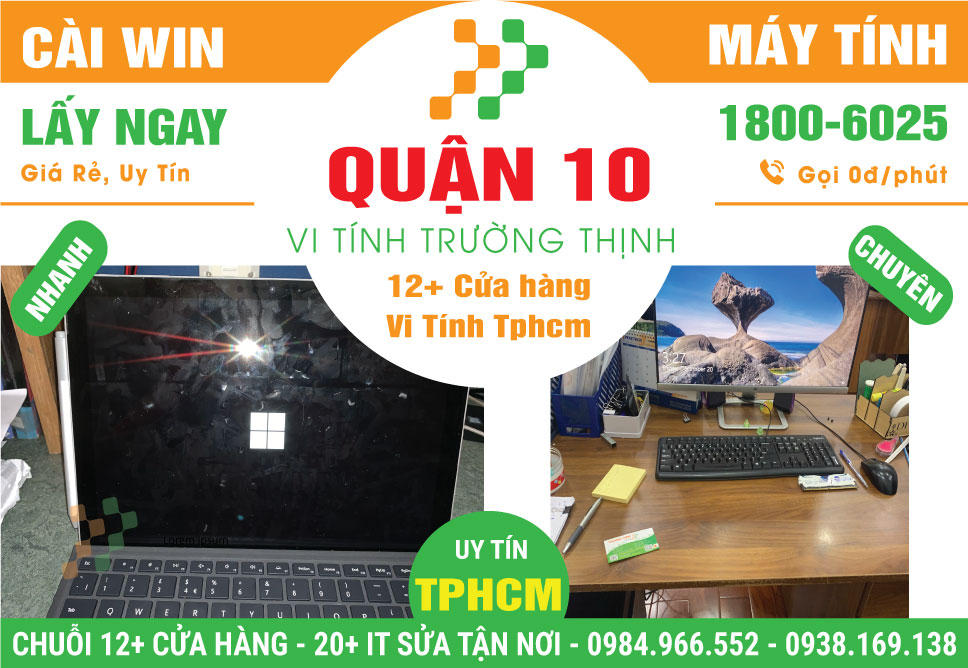 Dịch Vụ Cài Win Giá Rẻ Tại Quận 10