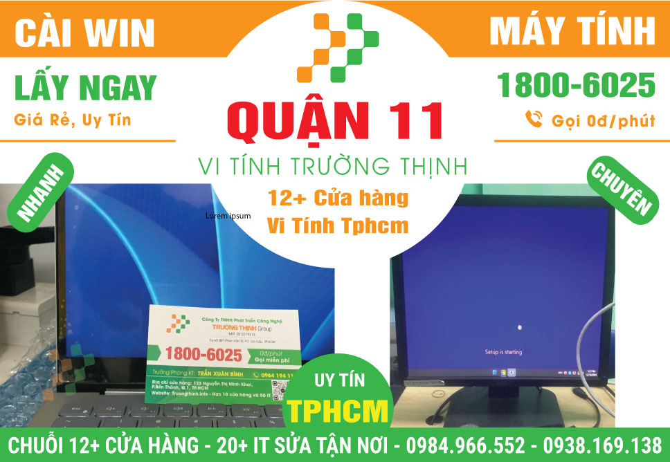 Dịch Vụ Cài Win Giá Rẻ Tại Quận 11