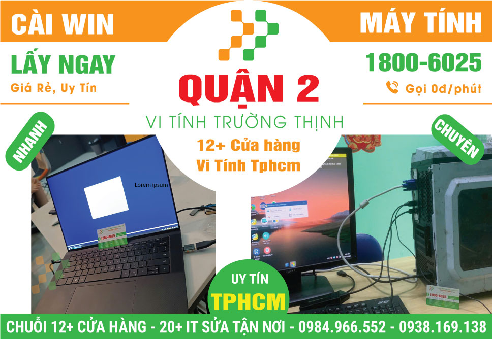 Dịch Vụ Cài Win Giá Rẻ Tại Quận 2