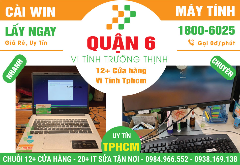 Dịch Vụ Cài Win Giá Rẻ Tại Quận 6