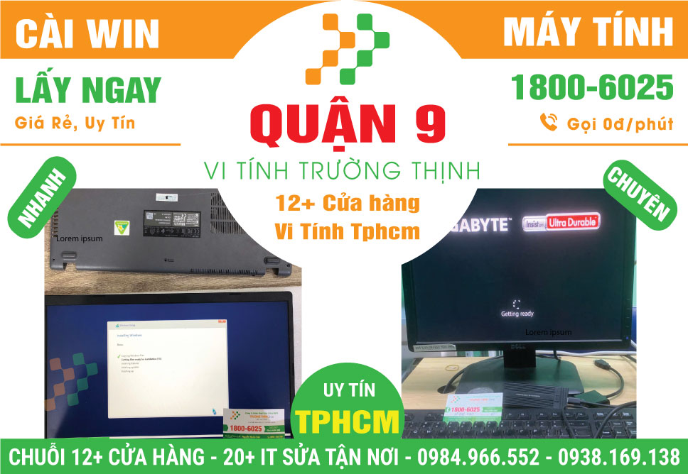 Dịch Vụ Cài Win Giá Rẻ Tại Quận 9