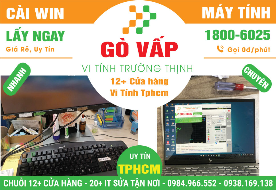 Dịch Vụ Cài Win Giá Rẻ Tại Quận Gò Vấp