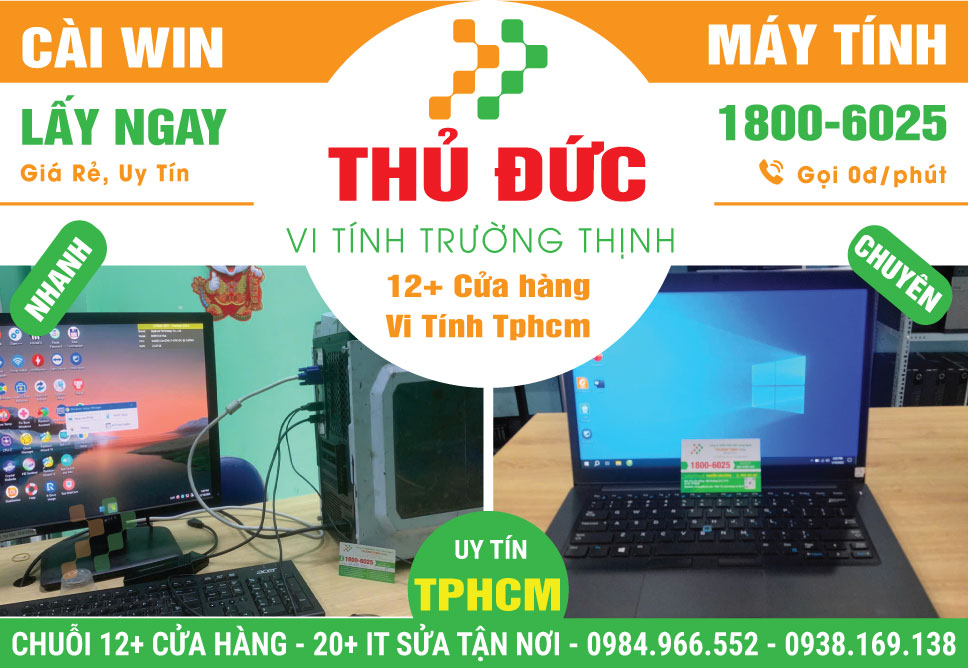 Dịch Vụ Cài Win Giá Rẻ Tại Quận Thủ Đức