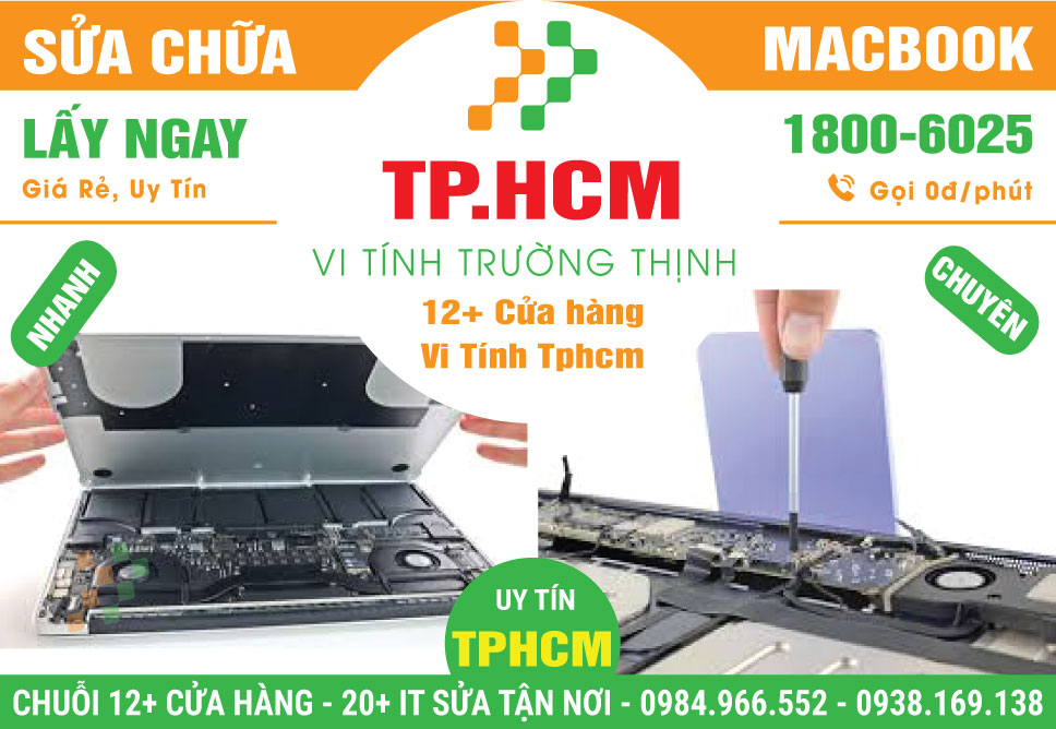 Sửa Chữa Macbook Giá Rẻ Tại TPHCM