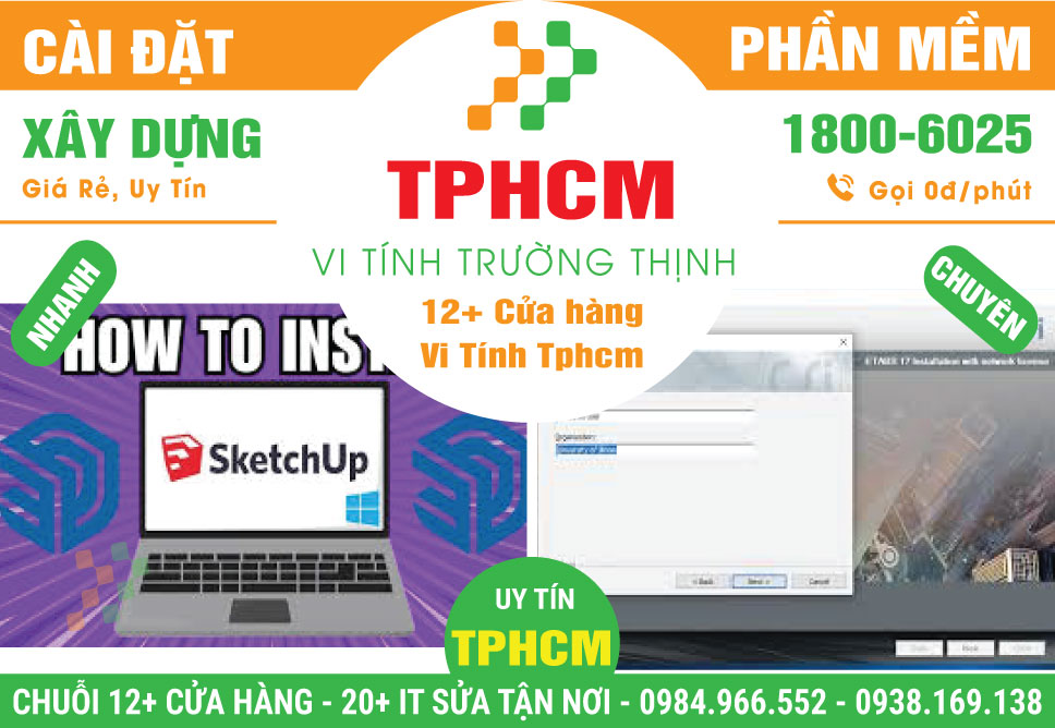 Cài Đặt Phần Mềm Xây Dựng - AutoCAD, SketchUp, Revit, Etabs