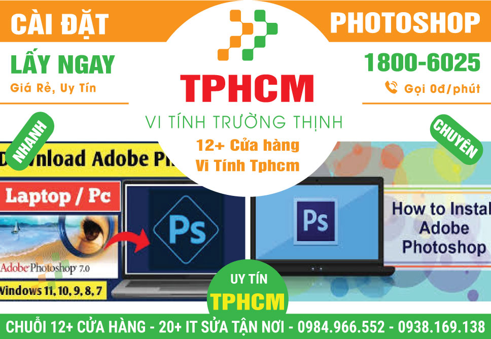 Dịch Vụ Cài Photoshop - Fix Lỗi Cài Đặt, Full Tính Năng