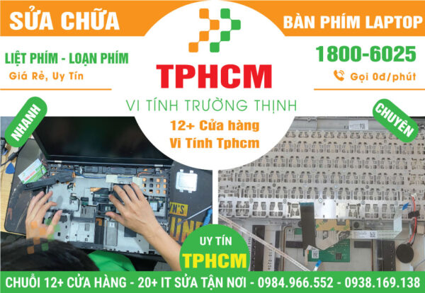 Sửa Chữa Bàn phím laptop liệt phím - loạn phím