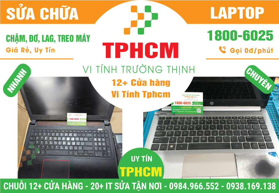 Sửa Chữa Laptop chạy chậm, đơ lag, treo máy