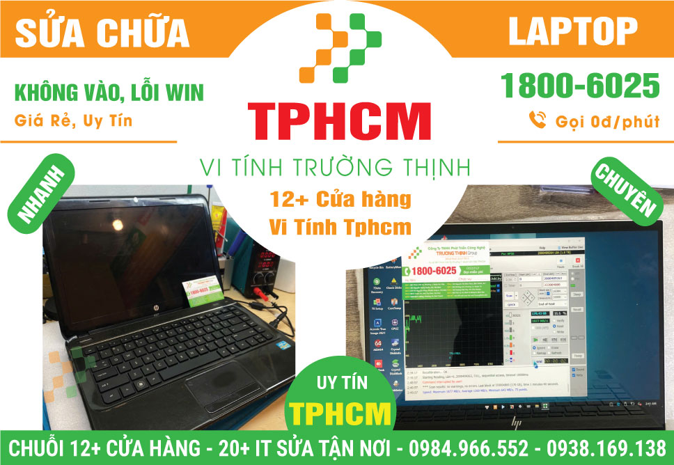 Sửa Chữa Laptop không vào được Windows - lỗi Win