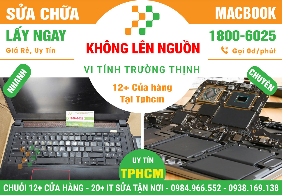 Sửa Chữa Macbook Không Lên Nguồn - Sập Nguồn