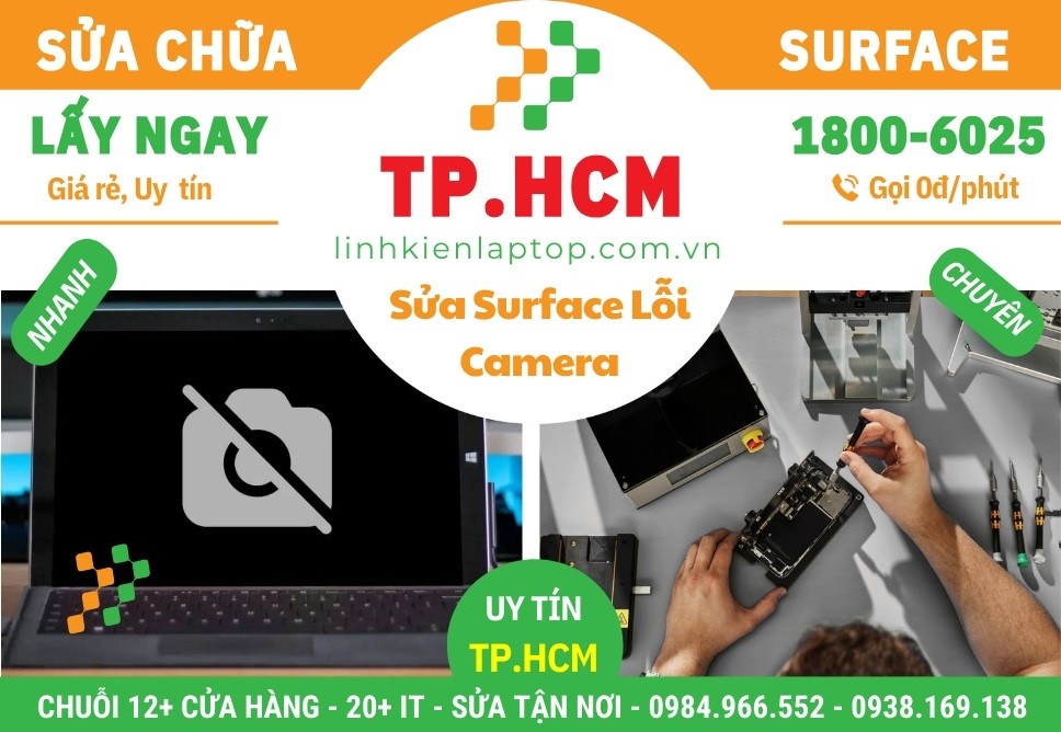 Sửa Surface Lỗi Camera – Lỗi Video Call