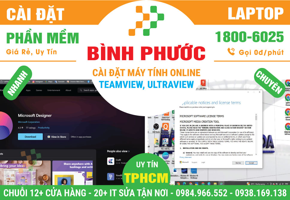 Cài Đặt Máy Tính Online Tại Bình Phước