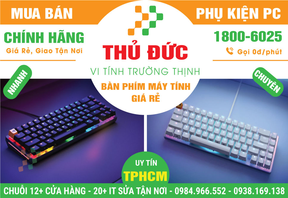 Cửa Hàng Bán Bàn Phím Máy Tính Tại Thủ Đức | Uy Tín